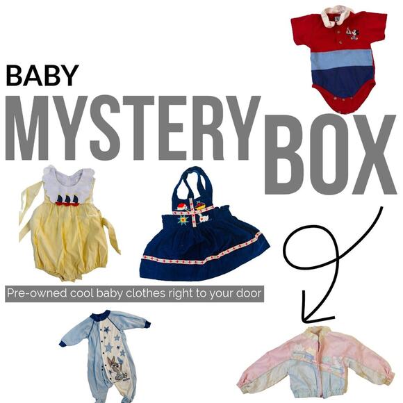 Wholesale Lot Baby Vintage Clothing -5 Piece Lot Vintage 70,80,90s Newborn to 2T - Picture 1 of 8